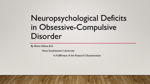 Neurocognitive Deficits in OCD