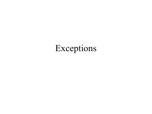 11- Exceptions - Tagged