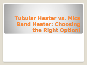  Tubular Heater vs. Mica Band Heater, Making the Right Choice!