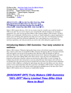 Makers CBD Gummies Read Before Buying