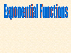 exponential growth and decay models notes ppt