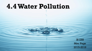 4.4 Water Pollution