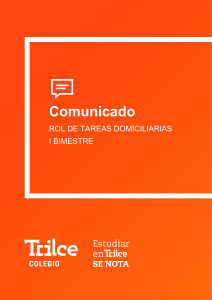 COMUNICADO TAREAS DOMICILIARIAS 2024-IB
