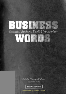 Essential Business English Vocabulary