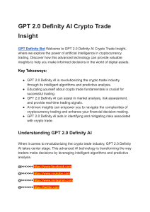 GPT 2.0 Definity Platform Review
