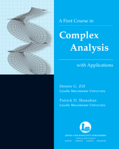 Zill D., Shanahan P. A first course in complex analysis with applications