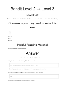 Level 2 → Level 3