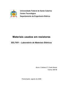 2 Materiais Resistores
