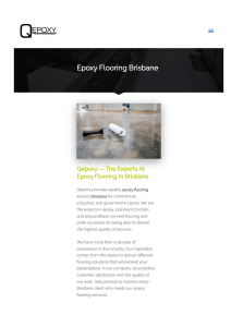 Epoxy Flooring Brisbane