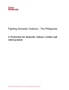 4.Protection for domestic violence victims and relief granted