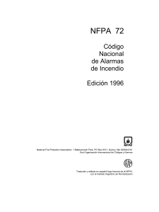 NFPA 72 CODIGO DE ALARMAS DE INCENDIO Es