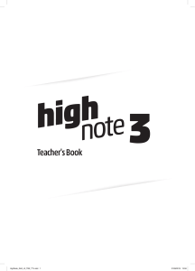 high note 3 teachers book