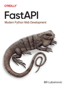 Lubanovic Bill - FastAPI. Modern Python Web Development - 2024