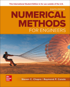 Steven C. Chapra  Raymond P. Canale - Numerical methods for engineers-McGraw Hill (2021)