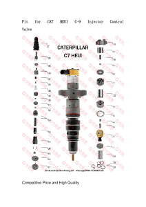 Fit for CAT HEUI C-9 Injector Control Valve
