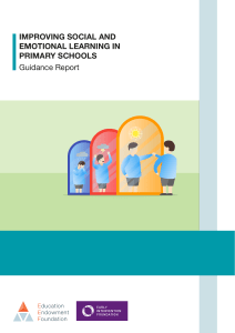 Improving SEMH learning in Primary Schools - EEF