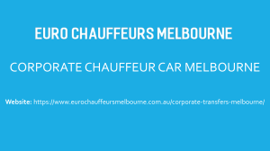 Corporate Chauffeur Car Melbourne