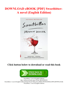 Sweetbitter A novel (English Edition) ( PDFDrive )