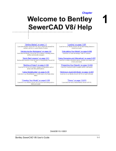SewerCAD V8i Users Guide