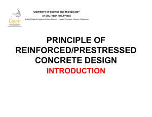 Principle of Reinforced Concrete