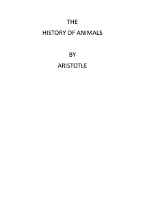 History of Animal
