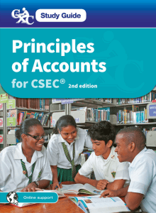 CXC Study Guide Principles of Accounts