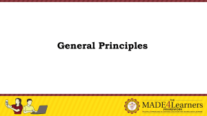 TOPIC 1. general principles