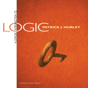 Patrick J. Hurley - A Concise Introduction to Logic (2014, Cengage Learning) - libgen.li