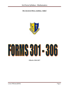 3rd form syllabus 16-17 NSC