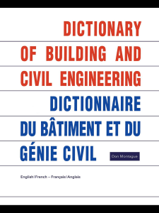 Dictionary of Building and Civil Enginee