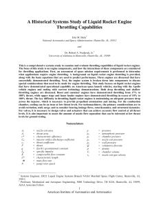 A Historical Systems Study of Liquid Rocket Engine  Throttling Capabilities