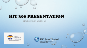 HIT 300 Presentation