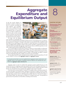 Ch. The Income and Expenditure Model