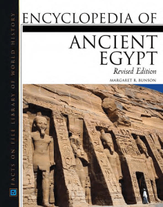 Bunson - Encyclopedia of ancient Egypt