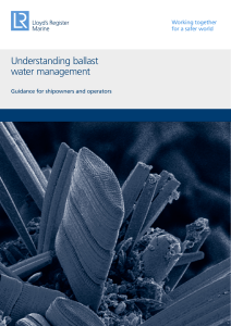 Understanding Ballast Water Management LR Guide
