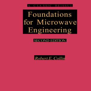 Collin. Foundations for Microwave Engineering