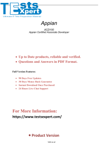 Free Download Questions Answers ACD100 Tests Expert Exam Dumps