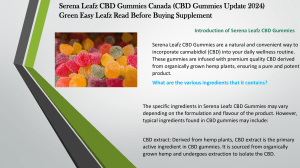 Serena Leafz CBD Gummies price