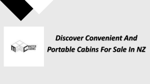 Discover Convenient And Portable Cabins For Sale In NZ