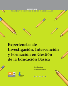 clase 2- Experiencias de Investigacin Intervencin y Formacin en Gestin de la Educacin (1)