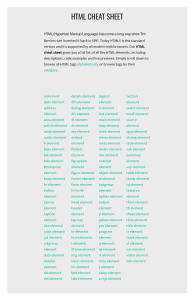 html-cheat-sheet