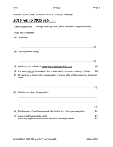 Physics Definitions from 2002 till 2019