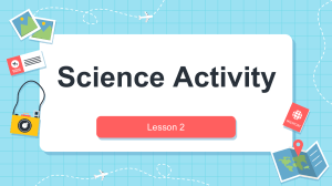 Science-Activity-Lesson-2