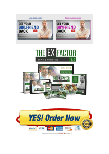 Ex Factor Guide PDF Book Brad Browning Download (Free Preview Available)