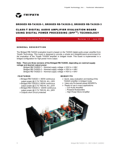 620019040-RB-TA3020-Class-T-digital-audio-amplifier