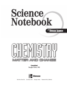 chemistry science notebook