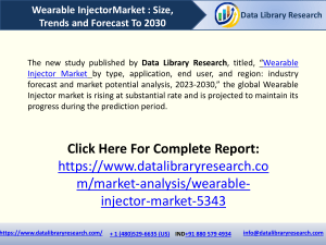 Wearable Injector Market to Witness Rapid Growth by 2030