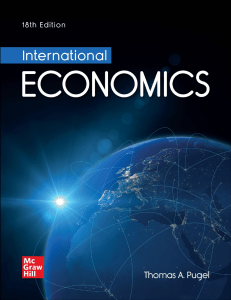 eBook (EPUB) International Economics 18e Thomas Pugel