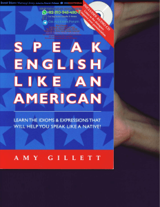 Speaking English Like American